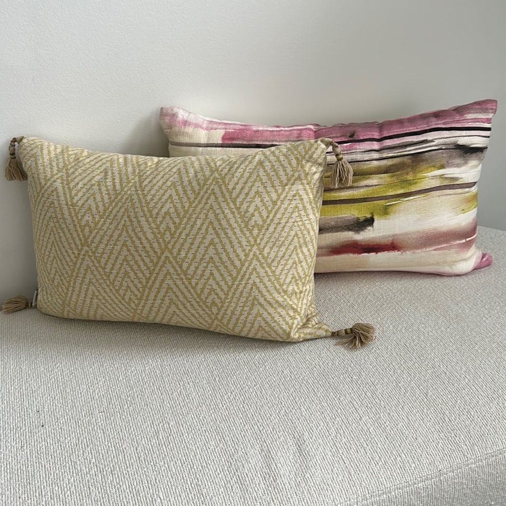 Lace field Designs Pillow Decor Bundle (2)